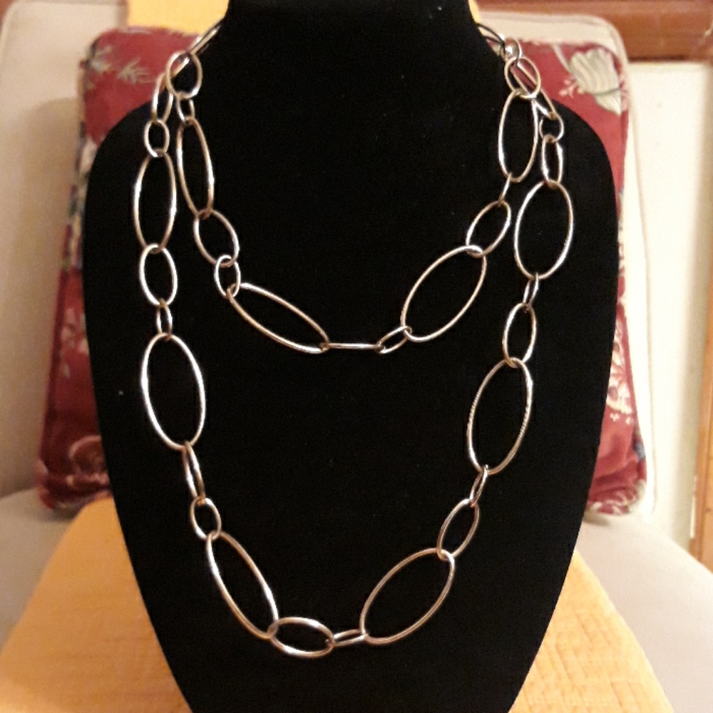 Chain-Chain-Chain Necklace View 2